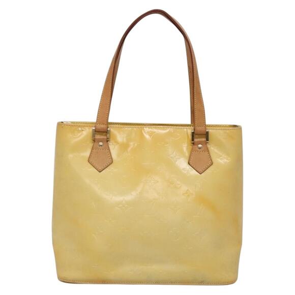 LOUIS VUITTON Monogram Vernis Houston Hand Bag Gris M91053 - Picture 2 of 13